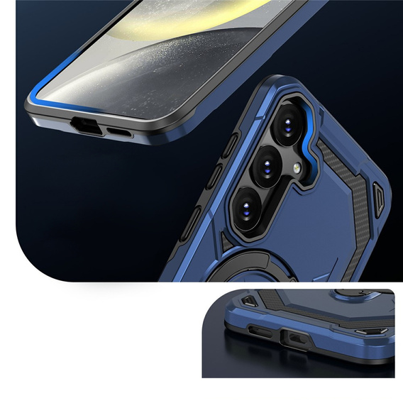 Mágneses tok állvánnyal Samsung Galaxy A57 5G készülékhez, kék