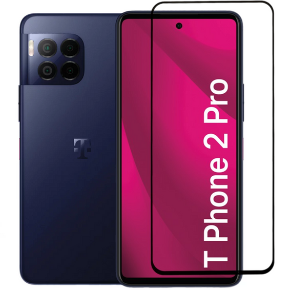 3D edzett üveg T Phone 2 Pro 5G készülékhez, fekete keret