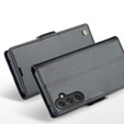 CASEME flip tok Samsung Galaxy A54 5G, Litchi Wallet, fekete