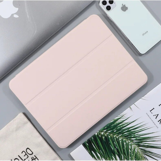 Tok iPad Air 13" 2025/2024 (7/6 gen.), Smartcase tolltartóval, rózsaszín