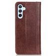 Telefontok a Samsung Galaxy A55 5G, Wallet Litchi Leather, barna