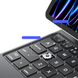 Billentyűzet tok iPad Pro 11" 2024, Magnetic Keyboard Touchpad, fekete