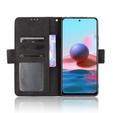Pattintható tok a Xiaomi Redmi Note 10 Pro, Card Slot, fekete