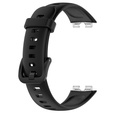 Silikonowy Gumowy Pasek do Huawei Band 8, czarny