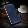 Pattintható tok a Infinix Zero Ultra, Wallet IDEWEI, sötétkék