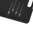 Tok Samsung Galaxy Tab S10+ Plus, Smartcase tolltartóval, fekete