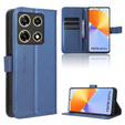 Pattintható tok a Infinix Note 30 Pro 4G, Wallet Smart Magnet, kék