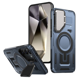 Tok Samsung Galaxy S24 FE, Military MagSafe with camera protection, kék