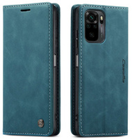 CASEME tok Xiaomi Redmi Note 10 / 10S, Leather Wallet Case, zöld