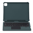 Tok + billentyűzet iPad Air 10.9 4 2020 / 5 2022, TouchPad Pen Slot, zöld