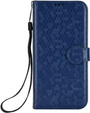 Flap tok Samsung Galaxy M55 5G, Wallet Rhombus, fekete
