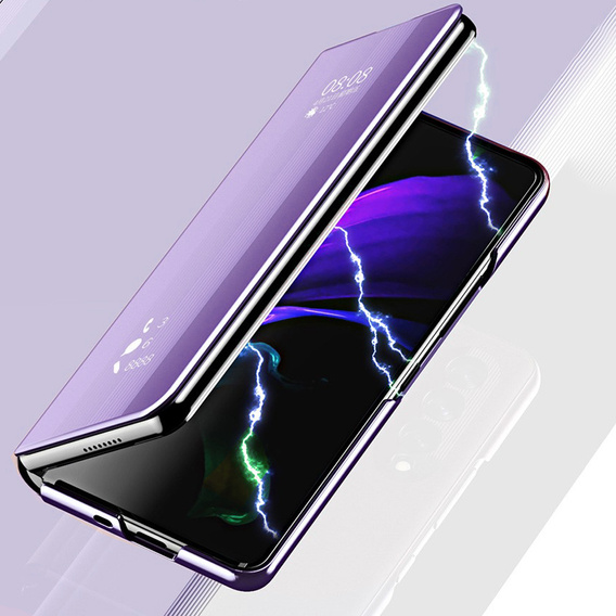 Telefontok a Samsung Galaxy Z Fold3 5G, Clear View, lila