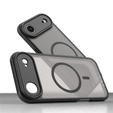 Matt tok iPhone Air készülékhez, MagSafe-hoz, kameravédelemmel, matt fekete