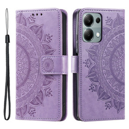 Pattintható tok a Xiaomi Redmi Note 13 Pro 4G / Xiaomi Redmi Note 14S / Xiaomi Poco M6 Pro 4G, Mandala, lila