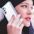 Telefontok a Samsung Galaxy A14 4G/5G, Fusion Hybrid, átlátszó / kék