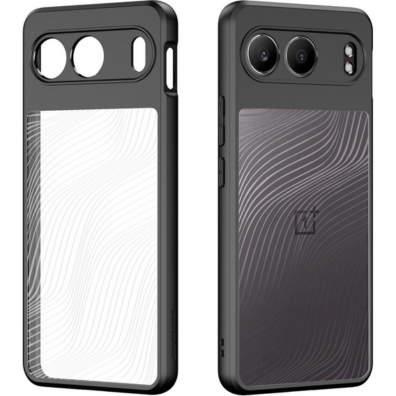 DuxDucis tok OnePlus Nord 4, Aimo case, átlátszó / fekete