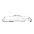 Spigen Ultra Hybrid MagSafe tok iPhone 17 Pro Max készülékhez, átlátszó / fehér