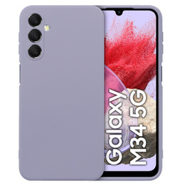 Telefontok a Samsung Galaxy M34 5G, Silicone Lite, lila