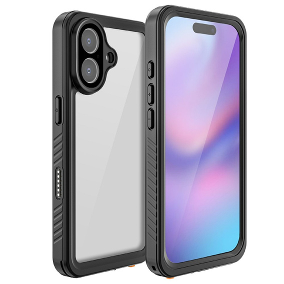 Tojás iPhone 17, IP68 vízálló Redpepper, fekete