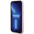 GUESS Telefontok a iPhone 14 Pro, Saffiano MagSafe, rózsaszín