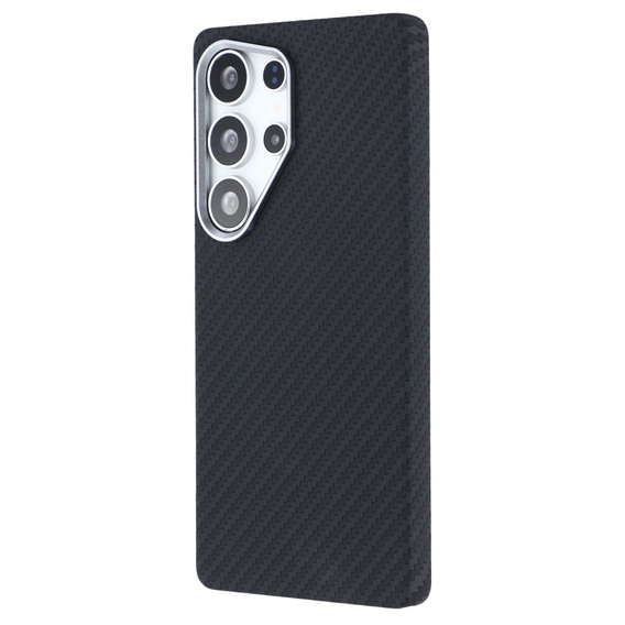 Tok Samsung Galaxy S25 Ultra, Carbon Fiber MagSafe, fekete