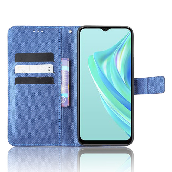 Pattintható tok a Infinix Hot 20i, Wallet Smart Magnet Case, kék