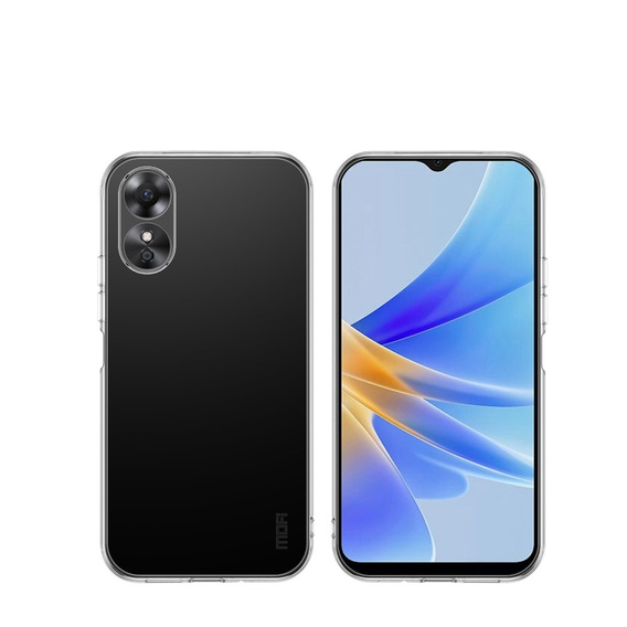 MOFI tok az Oppo A17, vékony, átlátszó