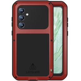 Love Mei Telefontok a Samsung Galaxy S23 FE, armored with glass, piros