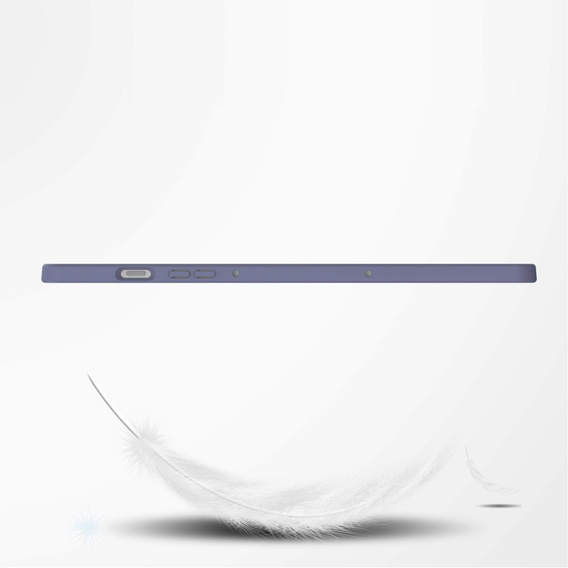 Tok Samsung Galaxy Tab S10 FE+ Plus, Smartcase Hybrid, tolltartó résszel, lila