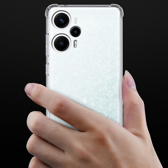 Telefontok a Xiaomi Poco F5, Dropproof, átlátszó