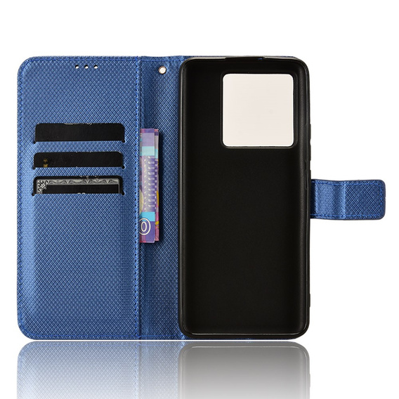 Flip tok Xiaomi 13T / 13T Pro / Redmi K60 Ultra-hez, Smart Magnet, kék