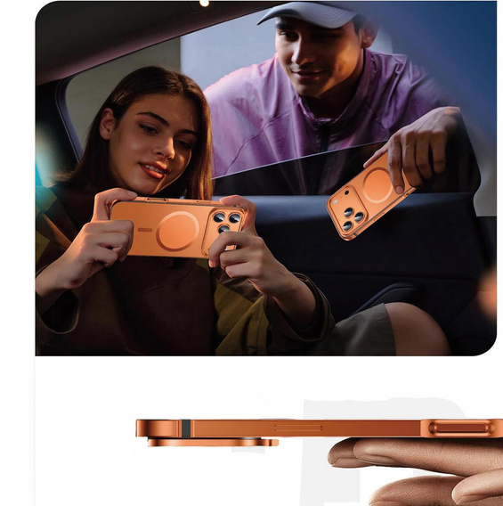 Fémkeretes tok MagSafe-hez iPhone 17 Pro-hoz