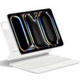 Billentyűzet tok iPad Pro 11" 2024, Magnetic Keyboard Touchpad, fehér