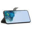 Pattintható tok a Motorola Moto G53 5G / G23 / G13, Wallet, colorful jellyfish, fekete