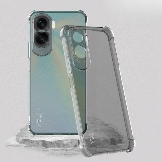 IMAK Telefontok a Honor X50i 5G, Dropproof, átlátszó / fekete