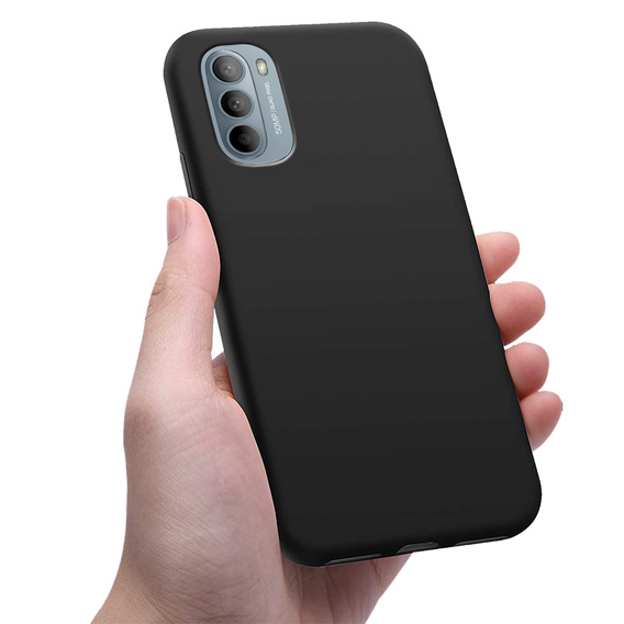 Vékony tok a Motorola Moto G51 5G, Slim, fekete