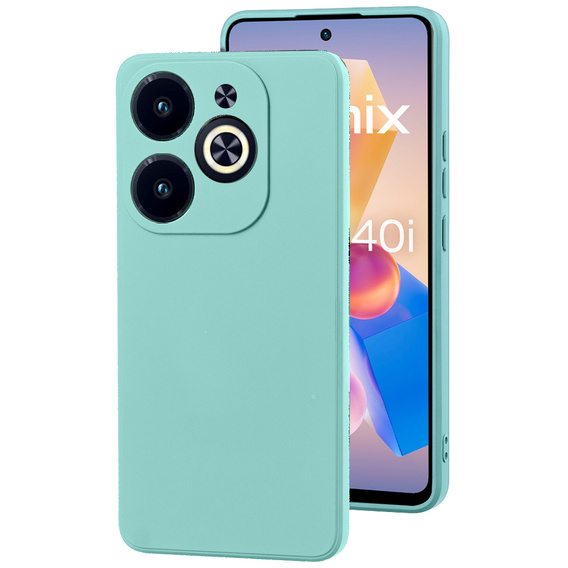 Telefontok a Infinix Hot 40i, Silicone Lite, menta