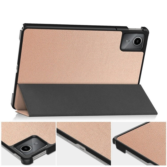 Tok Lenovo Tab M11, Smartcase, rózsaszín rose gold