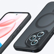 Tok Honor 400 Pro 5G-hoz, MagSafe, ERBORD Matt Case, fekete + képernyőüveg