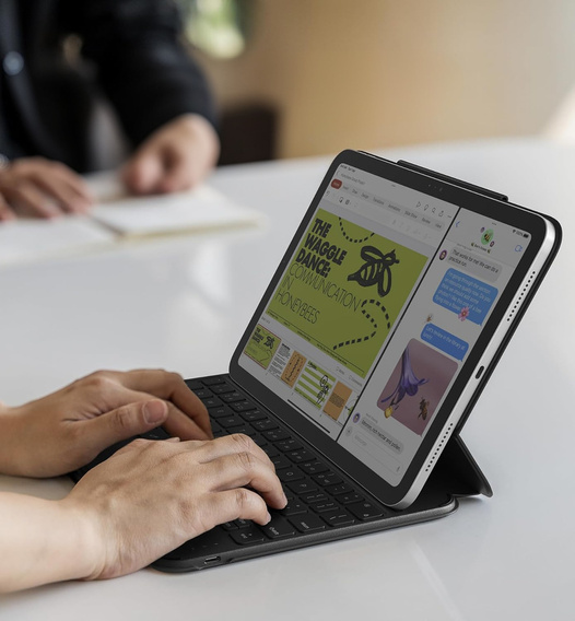 Billentyűzet tok iPad 11" 2025 A16 (11 gen.) / iPad 10.9" 2022 (10 gen.), Dexnor Magnetic Keyboard Touchpad, fekete