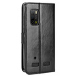 Pattintható tok a Ulefone Armor X10 / X10 Pro, Crazy Horse Wallet, fekete