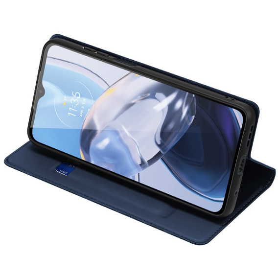Dux Ducis Telefontok a Motorola Moto E22 / E22i, Skinpro, sötétkék