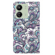 Pattintható tok a Xiaomi Redmi 13C / Poco C65, Wallet, Flowers