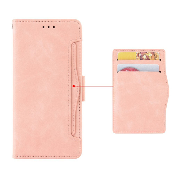 Pattintható tok a Motorola Moto G14, Card Slot, rózsaszín