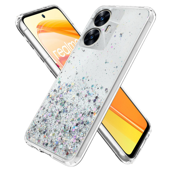 Telefontok a Realme C55, Glittery, átlátszó