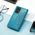 Pattintható tok a Motorola Moto E14, Mandala, kék