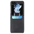 Tok Samsung Galaxy Z Flip7 FE / Z Flip6, Card Slot Ring Case, fekete