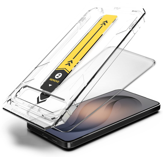 2x 9H edzett üveg Easy App rögzítőkerettel Samsung Galaxy S26 Plus készülékhez