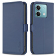 Pattintható tok a Xiaomi Redmi Note 13 5G, BINFEN Wallet, kék