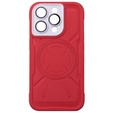 Tok iPhone 15 Pro, ERBORD Armor Mag, piros